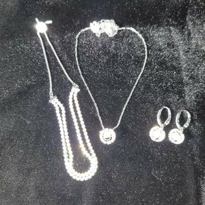 SWAROVSKI Sparkling Dance Necklace Earrings, and Bracelet Jewelry Collection